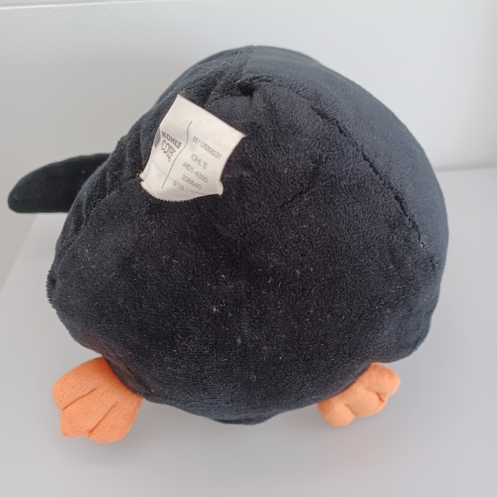 •Kohl's Cares Jeffers Penguin 🐧 Black and White Plush 12in - Picture 5 of 10